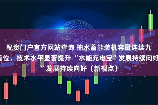 配资门户官方网站查询 抽水蓄能装机容量连续九年居世界首位，技术水平显著提升 “水能充电宝”发展持续向好（新视点）
